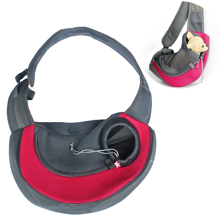 Dog and Cat Sling Carrier Hands Free Reversible Pet Papoose Bag, Size:Large, Size:Large