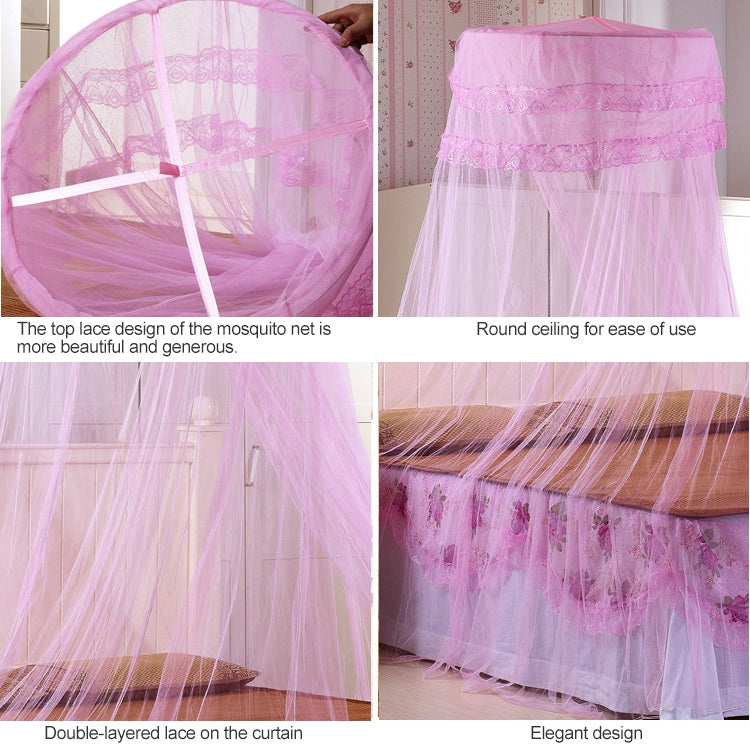 Household Circular Suspended Ceiling Mosquito Net Princess Tents