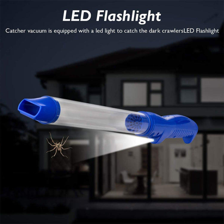 SK818 USB Charging Insects Bugs Suction Traps Electric Pest Spider Catcher with LED Light, SK818 Blue