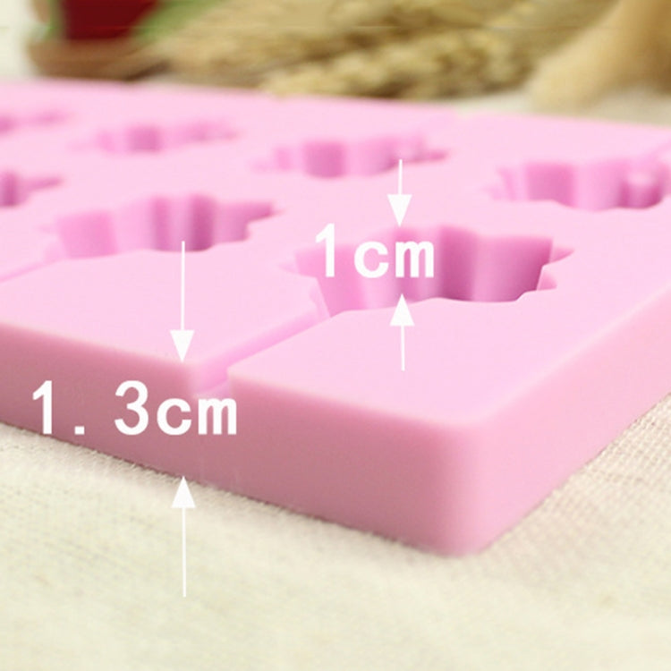 12-Capacity DIY Silicone Chocolate Molds(Lollipop Shape), Cow Shape, Lollipop Shape