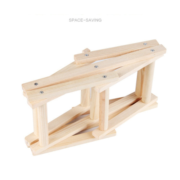 6 Bottles Racks Foldable Wine Stand Wooden Wine Holder Kitchen Bar Display Shelf