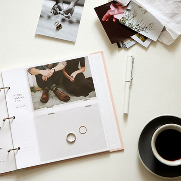 6 inch DIY Creativity Insert Type 3R Flushing Iron Ring Family Photo Album