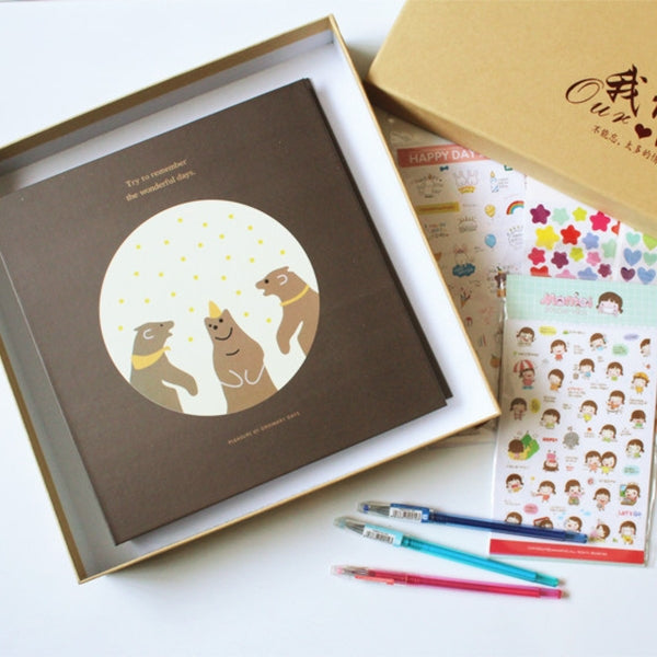 6 inch DIY Creativity Insert Type 3R Flushing Iron Ring Family Photo Album