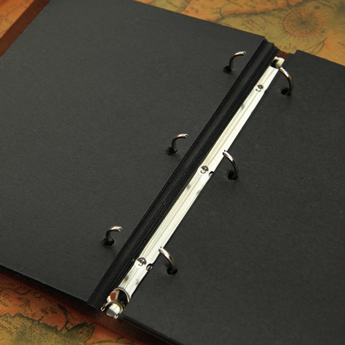 DIY Creativity Loose-leaf Type Retro Imitation Leather Lashing Children Growth Memorial Photo Album, Lashing