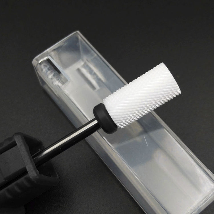 Nail Ceramic Cylindrical Electric Power Grinding Head, Size: 40.5*6.5mm, Size: 40.5*6.5mm, Size: 40.5*6.5