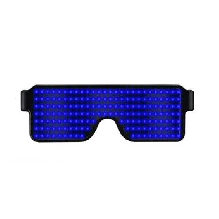نظارات إضاءة LED للنادي الليلي والبار والديسكو والحفلات والمهرجانات مزودة بشحن USB ونظارات فلاش ديناميكية
