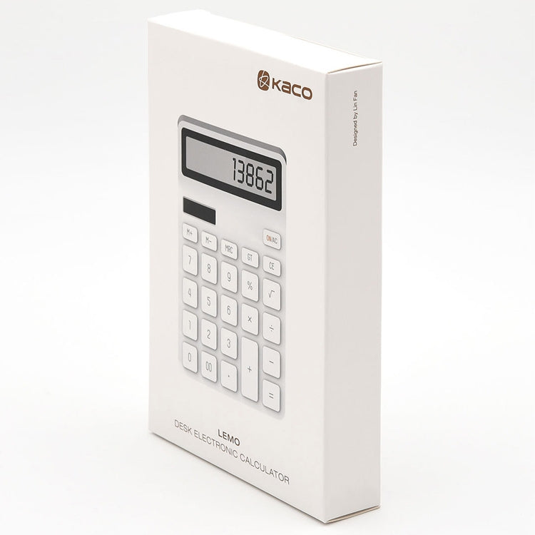 Original Xiaomi Youpin LEMO Rice Calculator 12-bit LED Display ABS Material 6 Degree Angle