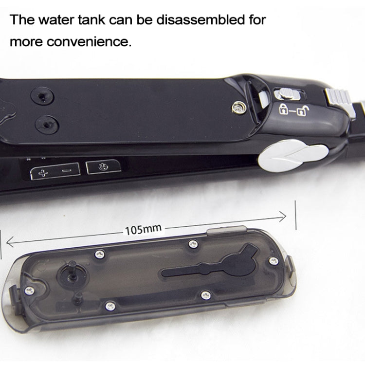 Steam Spray Electric Splint Hair Straightener with Plastic Bottle , EU Plug, EU Plug