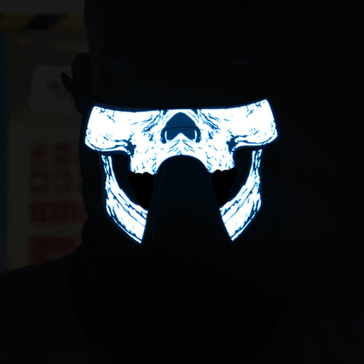 قناع هالوين FG-MA-023 بإضاءة LED باردة للتحكم الصوتي، قناع تنكر مخيف، FG-MA-023
