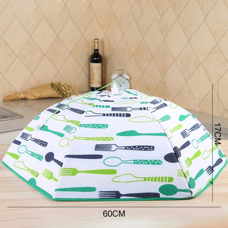 Folding Food Cover Keep Foods Warm Aluminum Foil Cover, Blue Tableware Pattern, Size: 60*60*17cm, Size: 60*60*17cm, Blue