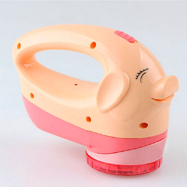 Household Upgrade Pig Shape Fluffy Trimmer Hairballs Clip Clothes Hair Removal Shaving Machine, Pig Shape Fluffy Trimmer