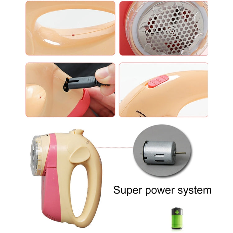 Household Upgrade Pig Shape Fluffy Trimmer Hairballs Clip Clothes Hair Removal Shaving Machine, Pig Shape Fluffy Trimmer