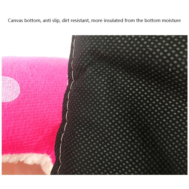 Strawberry Shaped Foldable Short Plush Pet House Nest, Size: S, Purple, Size S, Dark Blue, Size S, Red, Size S, Pink, Size S, Blue, Size S