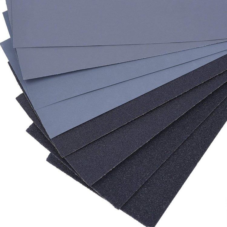 36 قطعة من ورق الصنفرة LANHU Grit 400-3000 للتلميع والطحن الرطب والجاف، المقاس: 22.9 × 9.1 سم، 36 قطعة