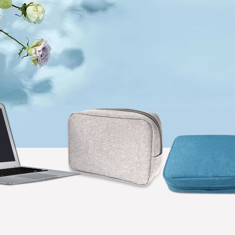 Simple Multi-functional Digital Device Travel Storage Bag for Phones, Power Bank, U-disk, Earphones, Data Cable and etc, Big Size: 23*11*5cm, Size: 23*11*5cm Black, Size: 23*11*5cm Pink, Size: 23*11*5cm Grey, Size: 23*11*5cm Blue, DY01 23x11x5cm