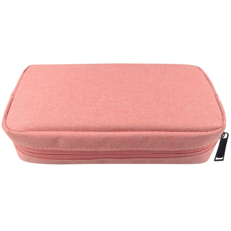 Simple Multi-functional Digital Device Travel Storage Bag for Phones, Power Bank, U-disk, Earphones, Data Cable and etc, Small Size: 16*11*5cm, Size: 16*11*5cm Black, Size: 16*11*5cm Pink, Size: 16*11*5cm Grey, DY01 16x11x5cm