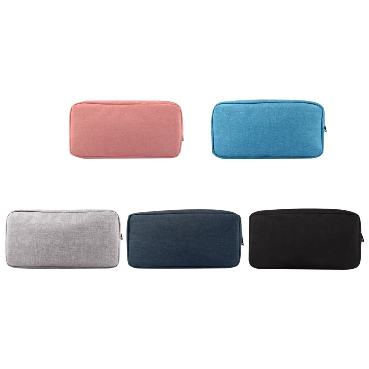 Simple Multi-functional Digital Device Travel Storage Bag for Phones, Power Bank, U-disk, Earphones, Data Cable and etc, Small Size: 16*11*5cm, Size: 16*11*5cm Black, Size: 16*11*5cm Pink, Size: 16*11*5cm Grey, DY01 16x11x5cm