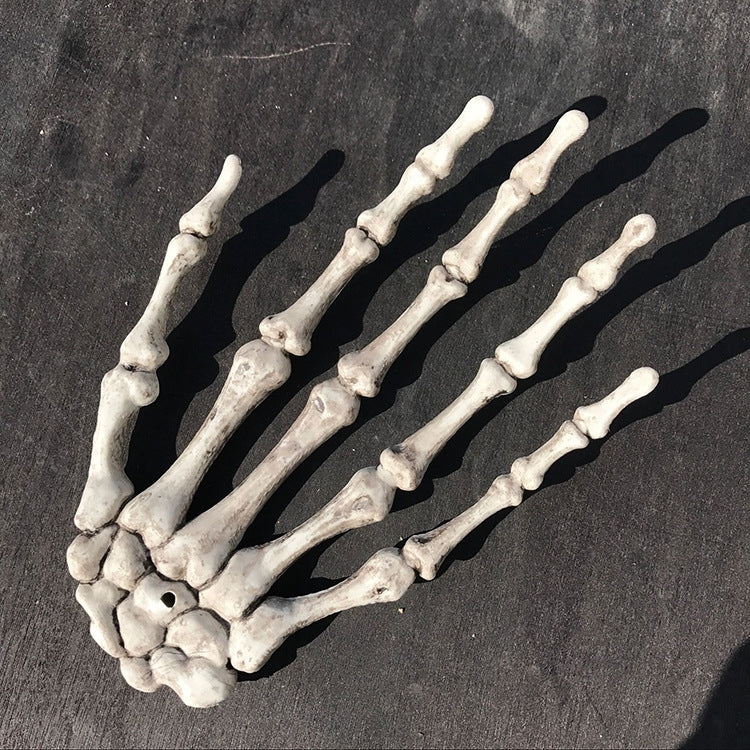 One Pair Halloween Skeleton Hands Haunted House Decoration Props, Size: 15.5 x 10cm, Skeleton Hands