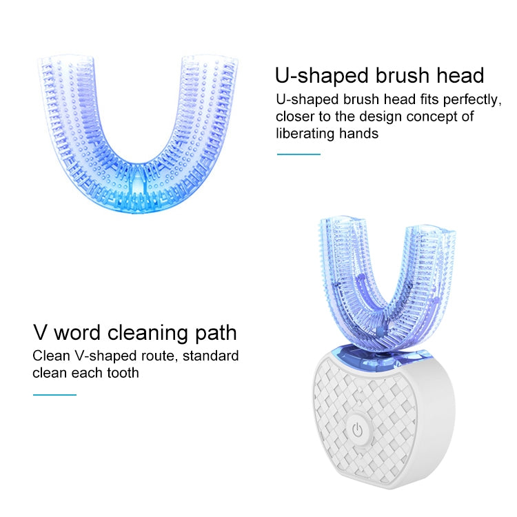 Vwhite 3 Cleaning Modes Silicone Electric Automatic Beauty Tooth Instrument