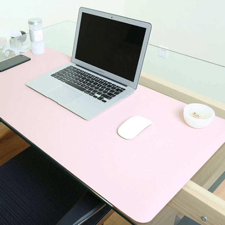 Multifunction Business Double Sided PU Leather Mouse Pad Keyboard Pad Table Mat Computer Desk Mat, Size: 90 x 45cm, Size: 90 x 45cm(Silver Grey), Size: 90 x 45cm(Black Red), Size: 90 x 45cm, Size: 90 x 45cm(Green + Silver), Size: 90 x 45cm(Blue + Yellow)