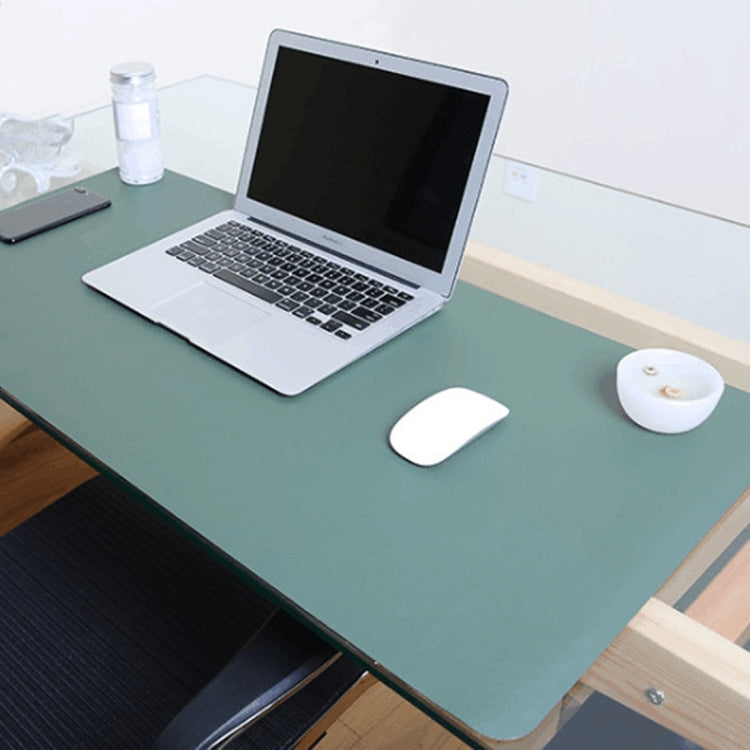 Multifunction Business Double Sided PU Leather Mouse Pad Keyboard Pad Table Mat Computer Desk Mat, Size: 90 x 45cm, Size: 90 x 45cm(Silver Grey), Size: 90 x 45cm(Black Red), Size: 90 x 45cm, Size: 90 x 45cm(Green + Silver), Size: 90 x 45cm(Blue + Yellow)