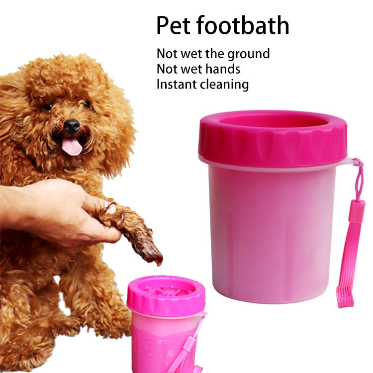 Pet Antiseptic Products Silicone Wash Feet Cleaning Cup Size: S