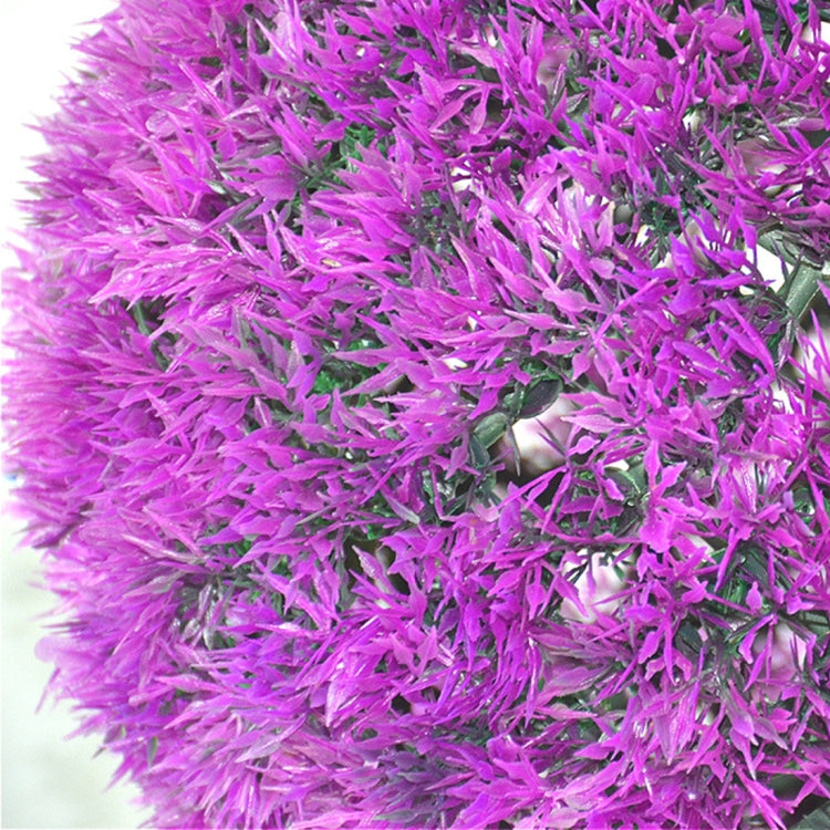 Artificial Grass Plant Ball Topiary Wedding Event Home Outdoor Decoration Hanging Ornament, Diameter: 12.7 inch, 12.7 inch