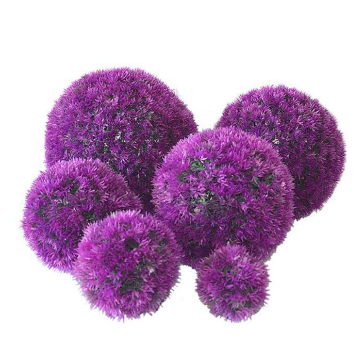 Artificial Grass Plant Ball Topiary Wedding Event Home Outdoor Decoration Hanging Ornament, Diameter: 12.7 inch, 12.7 inch