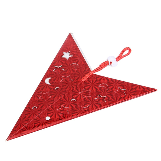 30cm Diagonal (Full Extended) Christmas Decoration 3D Holographic Paper Pentagram, Random Color Delivery, 40cm