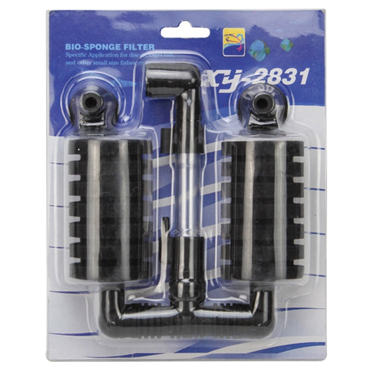 Wall-mounted Aquarium Mini Double Head Pneumatic Mute Biochemical Cotton Filter, HC7149A, HC7149B, HC7149C, HC7149D