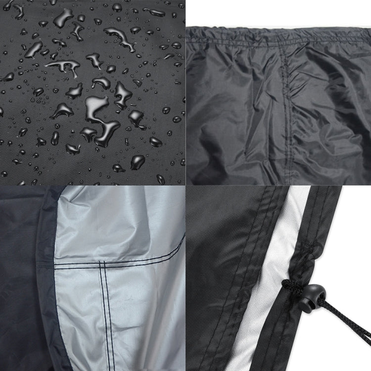 Outdoor Anti-UV Waterproof Dust-proof 210D Oxford Cloth BBQ Square Protective Bag Charcoal Barbeque Grill Cover, Size: 190x70x117cm, Size: 190x70x117cm