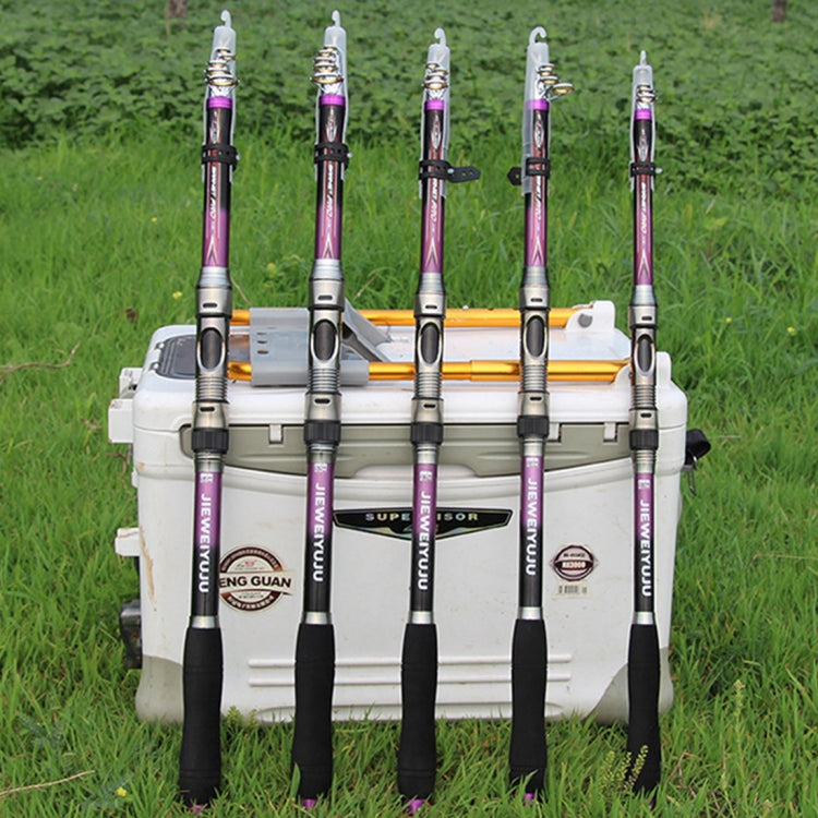 2.1m Carbon Pole Travel Portable Fishing Pole,Random Color Delivery