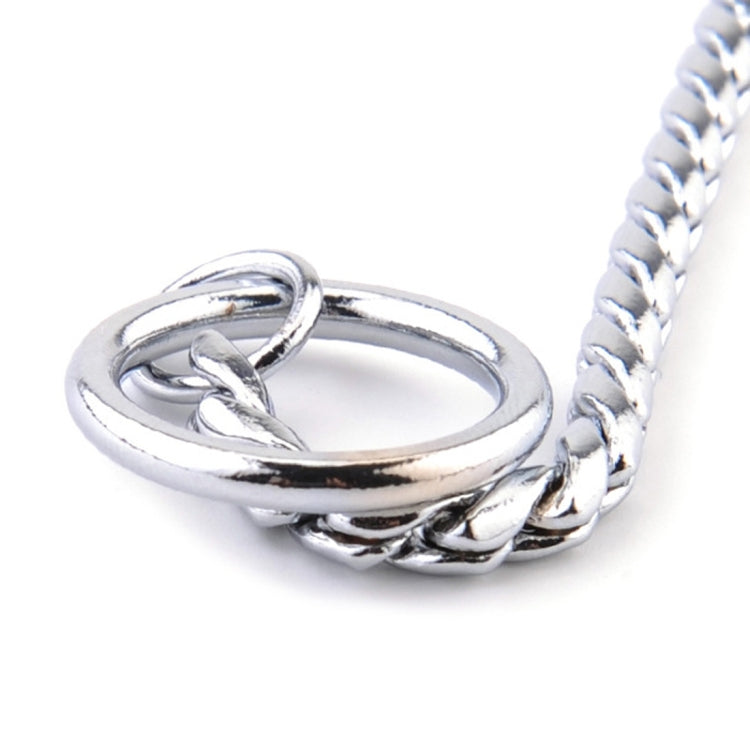Pet Collars Pet Neck Strap Dog Neckband Snake Chain Dog Chain Solid Metal Chain Dog Collar,Length:35cm, 35cm
