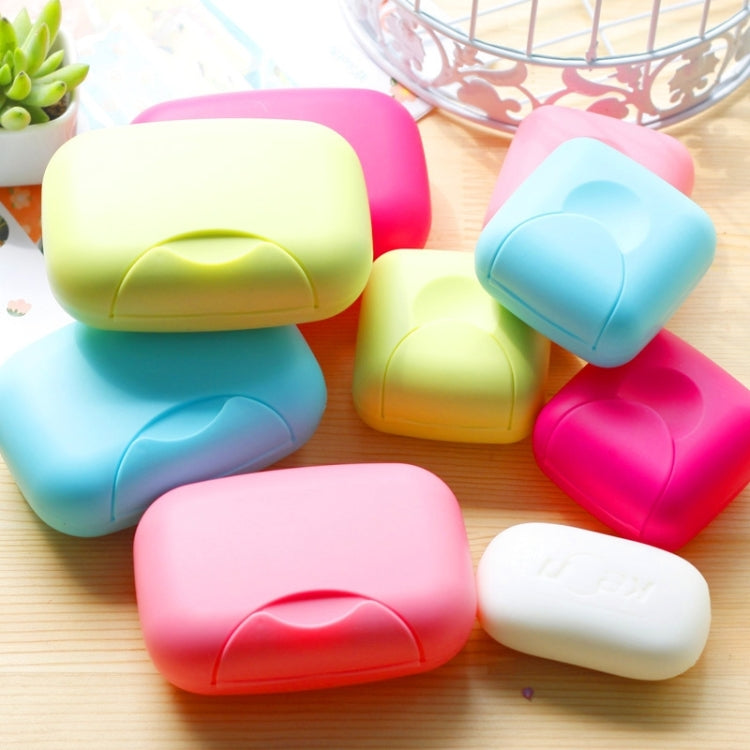 Home Travel Soap Box Lock Sealed Waterproof Leakproof Soap Holder Case with Cover Soap Dishes Container,Random Color Delivery,Large,Size:12x8x4cm, 12x8x4cm