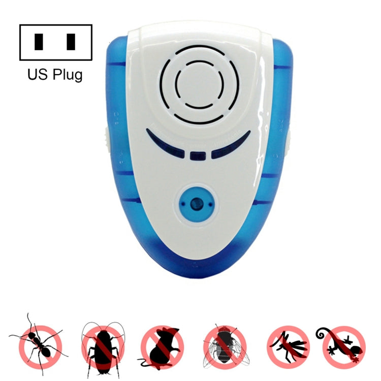 6W Electronic Ultrasonic Electromagnetic Wave Anti Mosquito Rat Insect Pest Repeller with Light, EU Plug, AC 90-240V, Random Color Delivery , EU Plug Blue, EU Plug Yellow, UK Plug Yellow, US Plug Blue, US Plug Yellow
