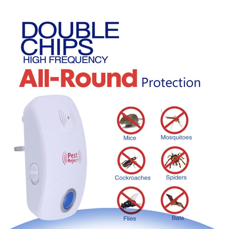 Electronic Ultrasonic Mosquito Rat Pest Control Repeller with LED Light, US Plug, AC90V-250V, US Plug