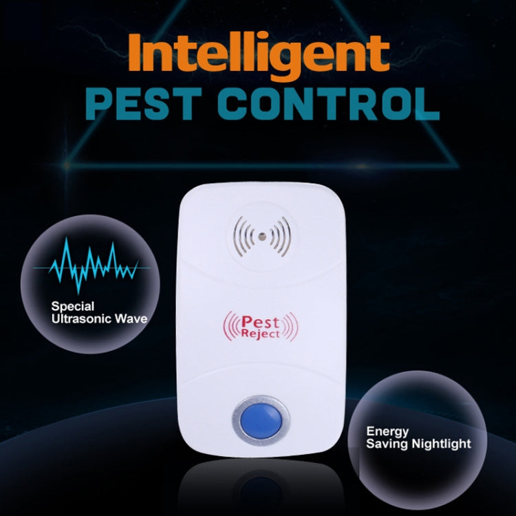 Electronic Ultrasonic Mosquito Rat Pest Control Repeller with LED Light, US Plug, AC90V-250V, US Plug