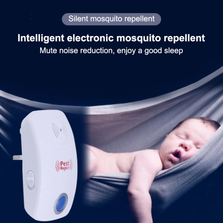 Electronic Ultrasonic Mosquito Rat Pest Control Repeller with LED Light, US Plug, AC90V-250V, US Plug