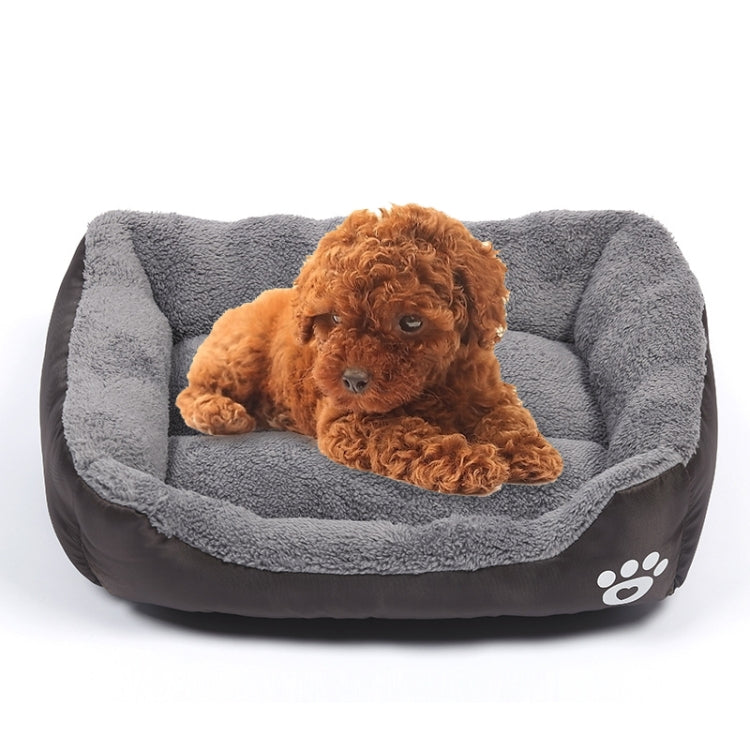 Candy Color Four Seasons Genuine Warm Pet Dog Kennel Mat Teddy Dog Mat, Size: M, 54×42×12cm, Size: M