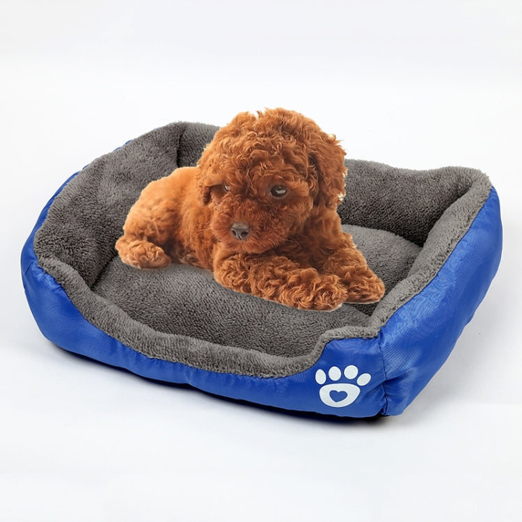 Candy Color Four Seasons Genuine Warm Pet Dog Kennel Mat Teddy Dog Mat, Size: M, 54×42×12cm, Size: M