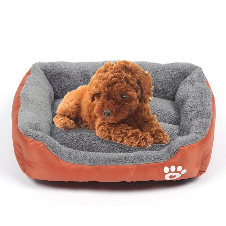 Candy Color Four Seasons Genuine Warm Pet Dog Kennel Mat Teddy Dog Mat, Size: M, 54×42×12cm, Size: M