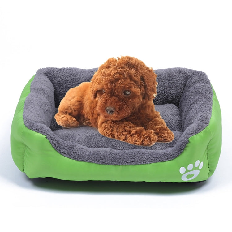 Candy Color Four Seasons Genuine Warm Pet Dog Kennel Mat Teddy Dog Mat, Size: M, 54×42×12cm, Size: M