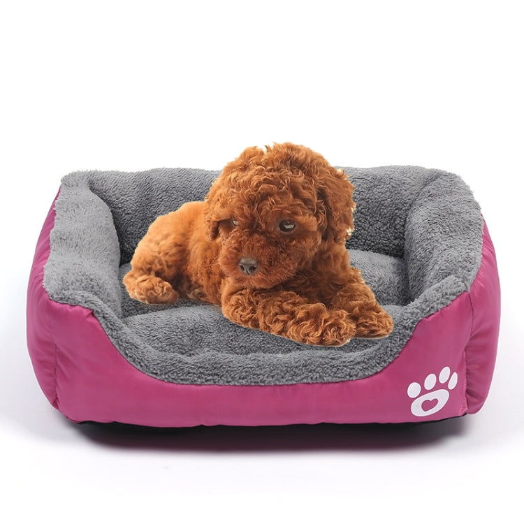 Candy Color Four Seasons Genuine Warm Pet Dog Kennel Mat Teddy Dog Mat, Size: M, 54×42×12cm, Size: M