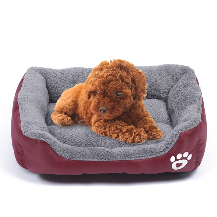 Candy Color Four Seasons Genuine Warm Pet Dog Kennel Mat Teddy Dog Mat, Size: M, 54×42×12cm, Size: M