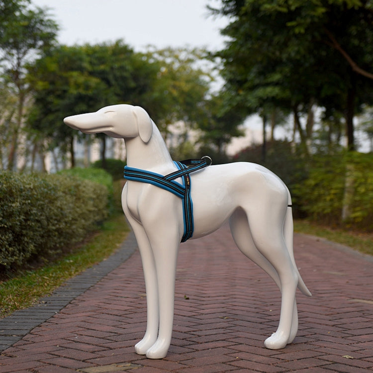 Pet Dogs A7 Reflective Polyester Chest Harness Lead Leash Traction Big Dogs Safety Chain Rope Collar, Size: XS, 2.0*42*50cm, Size: XS, 2.0*42*50cm