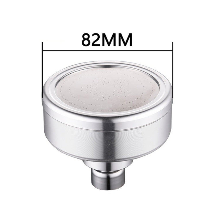 Removable and Washable Space Aluminum Plated Round Pressurized Top Spray Shower Head, Size: 82mm, Pattern A