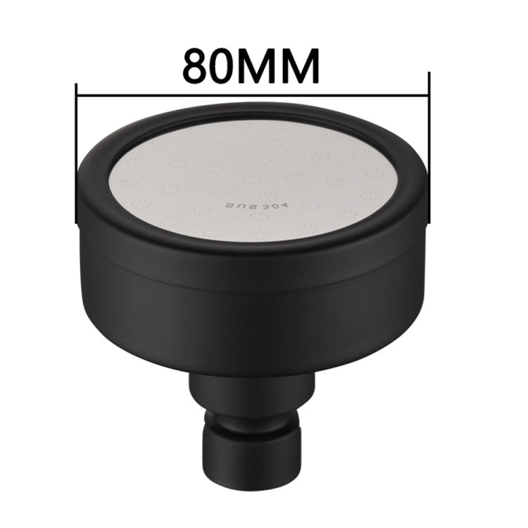 Removable and Washable 304 Stainless Steel Round Pressurized Top Spray Shower Head, Size: 80mm, Pattern G