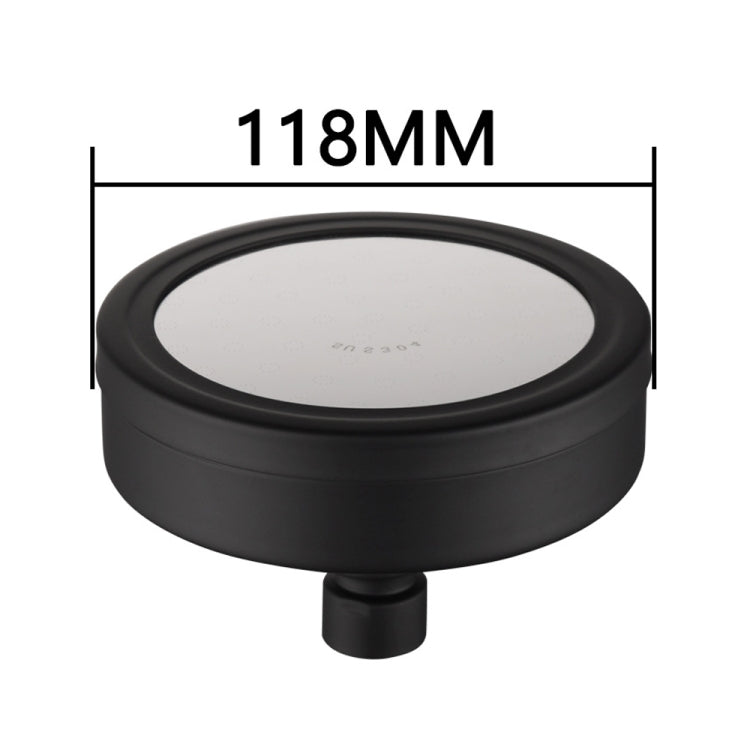 Removable and Washable 304 Stainless Steel Round Pressurized Top Spray Shower Head, Size: 118mm, Pattern H