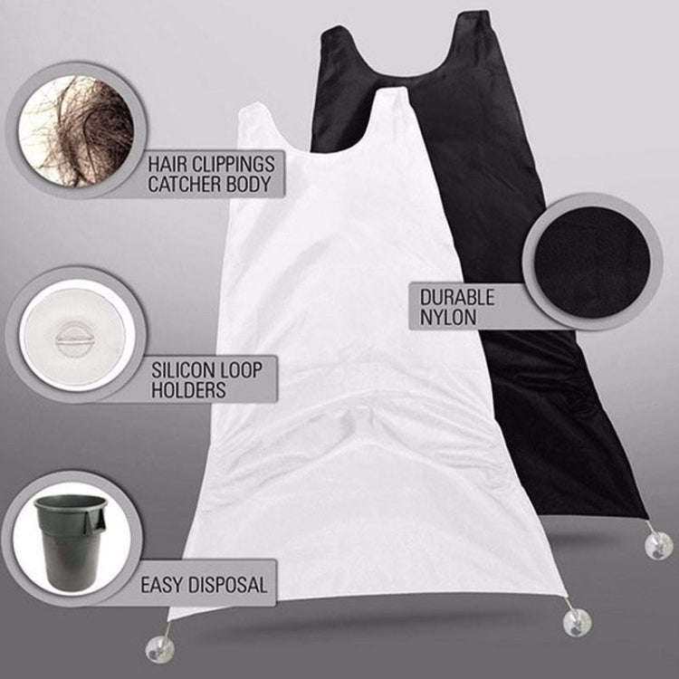 Professional Beard Apron Premium Salon Shaving Grooming Trimmings Facial Hair Catcher with Suction Cups, Beard Apron