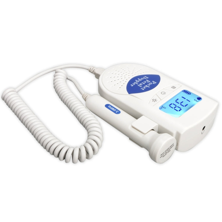 JPD-100S6 I LCD Ultrasonic Scanning Pregnant Women Fetal Stethoscope Monitoring Monitor / Fetus-voice Meter, Complies with IEC60601-1:2006, JPD-100S6 (Blue), JPD-100S6 (Pink)